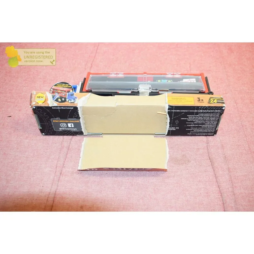 DRIVEN by Battat Pocket Carrier Truck with 10 Pocket Size Cars